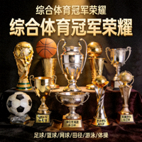 综合体育冠军荣耀 - 多种奖杯陈列展示